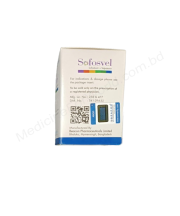 Sofosbuvir + Velpatasvir (Sofosvel 400mg+100mg) Rx