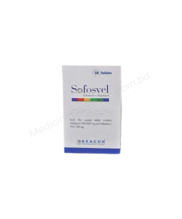 Sofosbuvir + Velpatasvir (Sofosvel 400mg+100mg) Rx