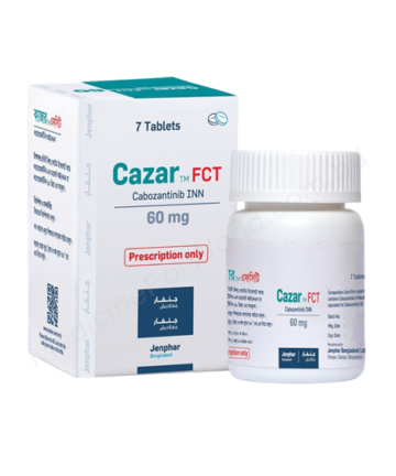 Cabozantinib (Cazar 20mg / 60mg / 80mg) Rx
