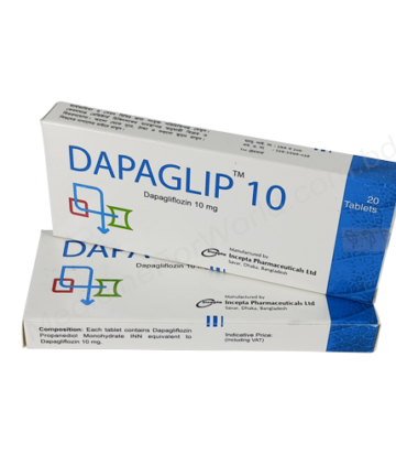 Dapagliflozin (Dapaglip 10mg / 5mg) Rx