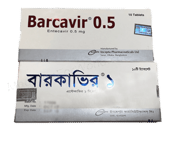 Entecavir (Barcavir 0.5mg / 1mg)