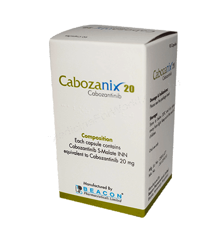 Cabozantinib (Cabozanix 20mg / 60mg / 80mg) Rx
