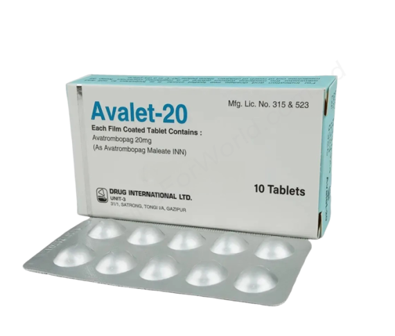 Avatrombopag (Avalet 20mg) Rx Avatrombopag (Avalet 20mg) Rx
