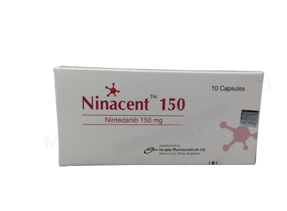 Nintedanib (Ninacent 100mg/150mg) Rx