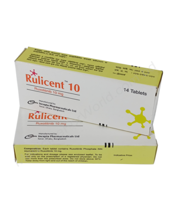 Ruxolitinib (Rulicent 10mg/ 5mg) Rx