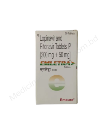 Lopinavir + Ritonavir (Emletra 200mg + 50mg) Rx
