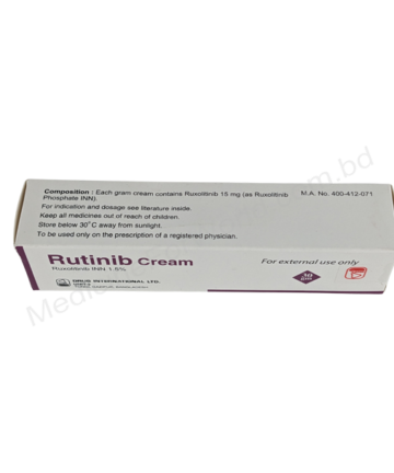 Ruxolitinib Cream (Rutinib Cream 15gm/ 1.5% / 30gm/ 1.5%) Rx
