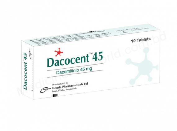 Dacomitinib (Dacocent 45mg) Rx