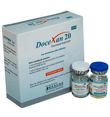 Docetaxel (Docexan 20mg/ 80mg / 0.5ml/ 2ml) Rx