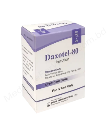 Docetaxel (Daxotel 20mg/ 80mg / 0.5ml/ 2ml) Rx