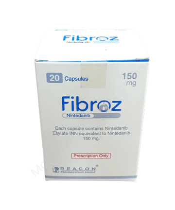 Nintedanib (Fibroz 100mg/150mg) Rx