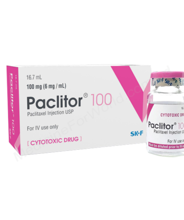 Paclitaxel (Paclitor 100mg/ 16.7ml / 300mg/ 50ml) Rx