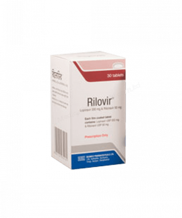 Lopinavir + Ritonavir (Rilovir 200mg + 50mg) Rx