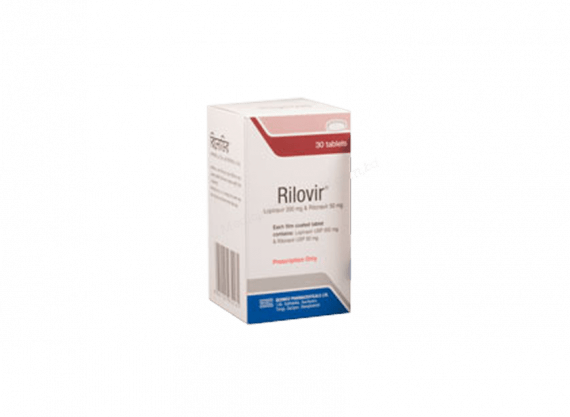 Lopinavir + Ritonavir (Rilovir 200mg + 50mg) Rx