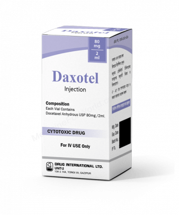 Docetaxel (Daxotel 20mg/ 80mg / 0.5ml/ 2ml) Rx