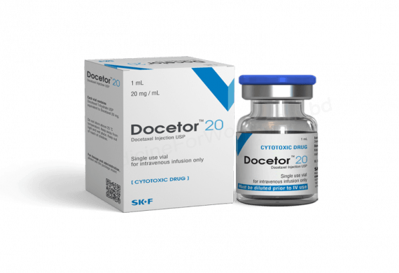 Docetaxel (Docetor 20mg/ 80mg / 0.5ml/ 2ml) Rx