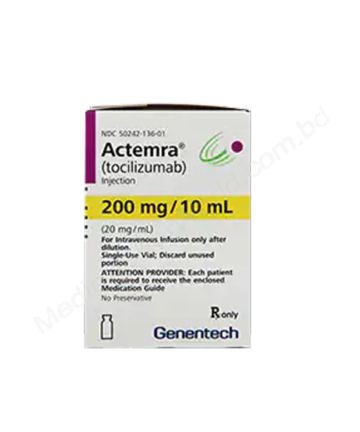Tocilizumab (Actemra 80mg/4ml/200mg/10ml/400mg/20ml) Rx
