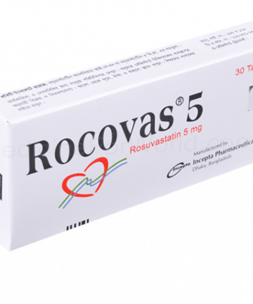 Rosuvastatin (Rocovas 5mg) Rx