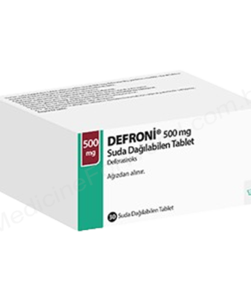 Deferasirox (Defroni 125mg/250mg/500mg) Rx