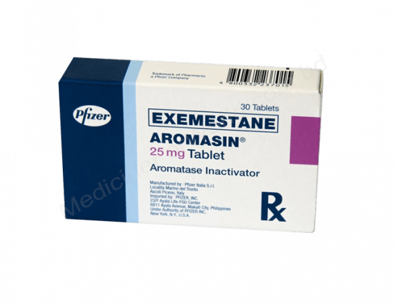 Exemestane (Aromasin 25mg) Rx