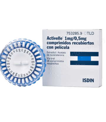 Estradiol + Noretindron Acetate (Activelle 1mg + 0.5mg) Rx