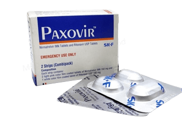 Nirmatrelvir+Ritonavir (Paxovir 100mg + 150 mg) Rx