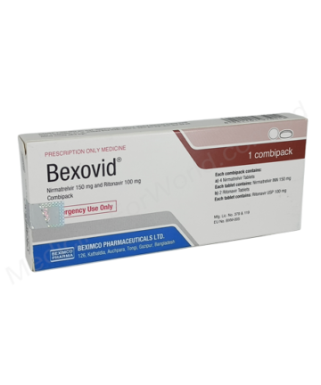 Nirmatrelvir+Ritonavir (Bexovid 100mg + 150 mg) Rx