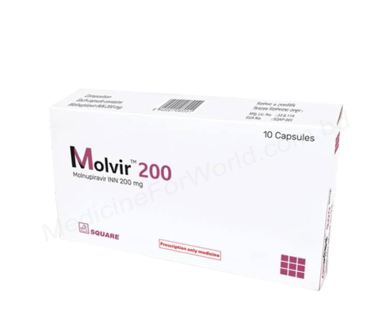 Molnupiravir ( Molvir 200mg) Rx