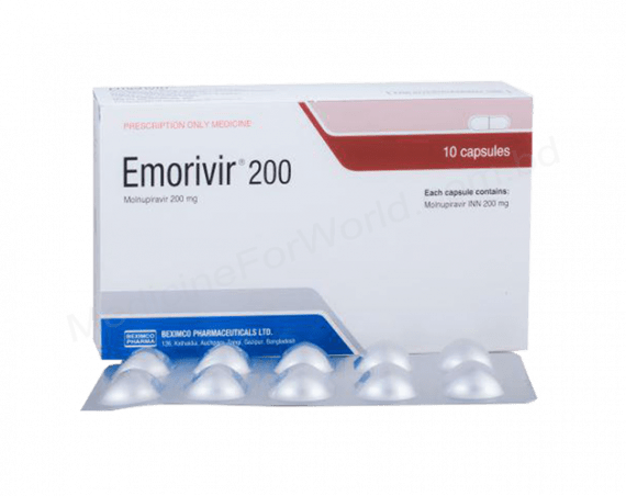 Molnupiravir ( Emorivir 200mg) Rx