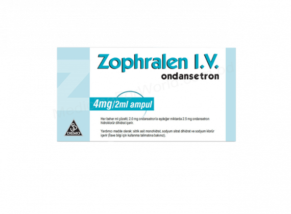 ONDANSETRON (Zophralen 4 mg 2 ml/ 8 mg 4 ml) Rx