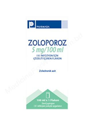 Zoledronic Acid Injection (Zoloporoz 5mg / 100ml) Rx