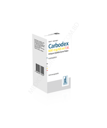 CARBOPLATIN (Carbodex 150mg / 15ml / 450mg / 45ml / 50mg / 5ml / 600mg / 60ml) Rx