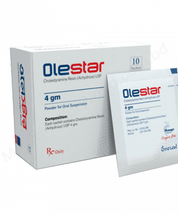 Cholestyramine Resin (Olestar 4gm) Rx