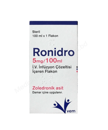 Zoledronic Acid Injection (RONIDRO 5mg/ 100ml) Rx