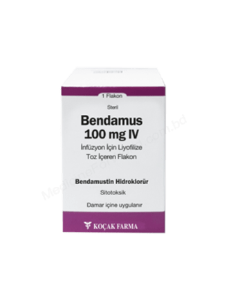 BENDAMUSTINE HYDROCHLORIDE (BENDAMUS 100mg) Rx