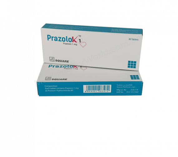PRAZOSIN (Prazolok 1mg / 2mg) Rx