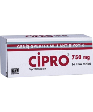 CIPROFLOXACIN HYDROCHLORIDE (CIPRO 250mg/ 500mg / 750mg) Rx