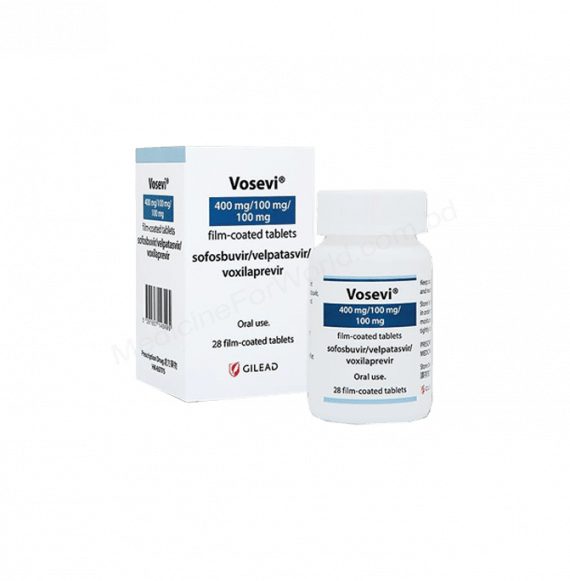 SOFOSBUVIR + VELPATASVIR + VOXILAPREVIR ( VOSEVI 400/100/100 MG) RX