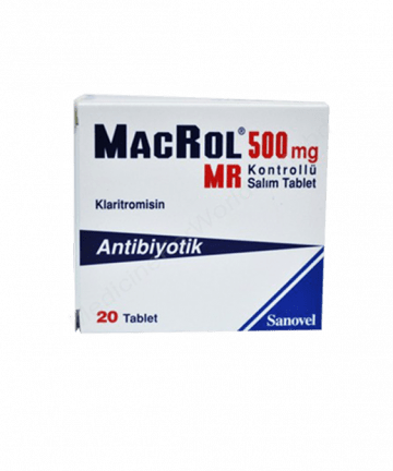 CLARITHROMYCIN (MACROL MR 500mg) Rx