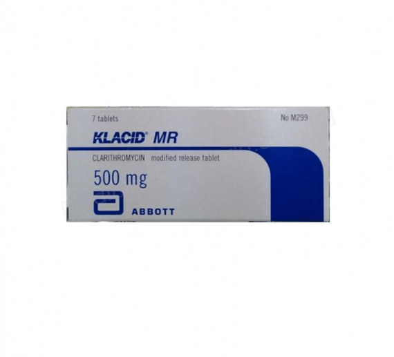 CLARITHROMYCIN (KLACID MR 500mg) Rx