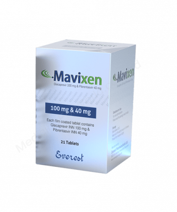 GLECAPREVIR+PIBRENTASVIR (MAVIXEN 100mg / 40mg) Rx