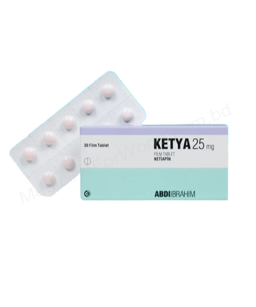 QUETIAPINE FUMARATE (KETYA 100mg / 200mg / 25mg / 300mg) RX