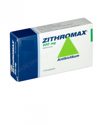 AZITHROMYCIN (ZITROMAX 500mg) Rx