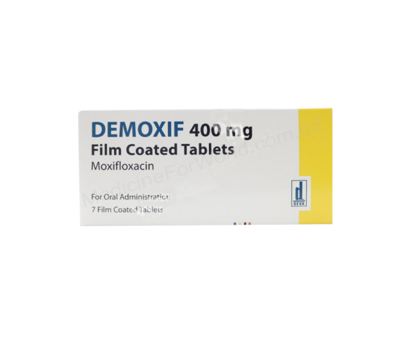 Moxifloxacin hydrochloride (DEMOXIF 400mg) Rx