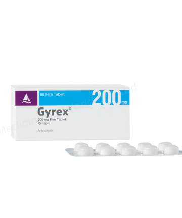 QUETIAPINE FUMARATE (GYREX 100mg / 200mg / 25mg / 300mg / 400mg / 50mg) RX