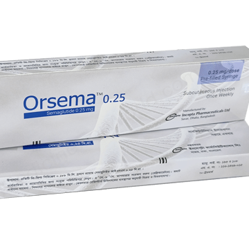 Semaglutide (Orsema 0.25mg / 0.5 mg) Rx
