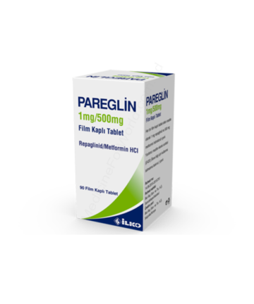 REPAGLINIDE + METFORMIN HYDROCHLORIDE (PAREGLIN 1/500 MG / 2/500 MG) Rx