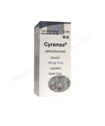 RAMUCIRUMAB (Cyramza 100mg/ 10ml) Rx