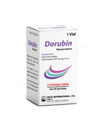 Daunorubicin Hydrochloride (Dorubin 20mg/ 10ml) Rx