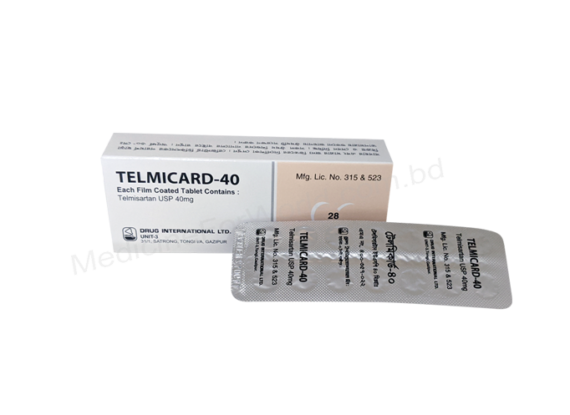 Telmisartan (Telmicard 40mg) Rx
